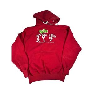 Vintage 90's Trix Are For Kids Cereal Promo T Shirt Red Size SMALL Jerzees